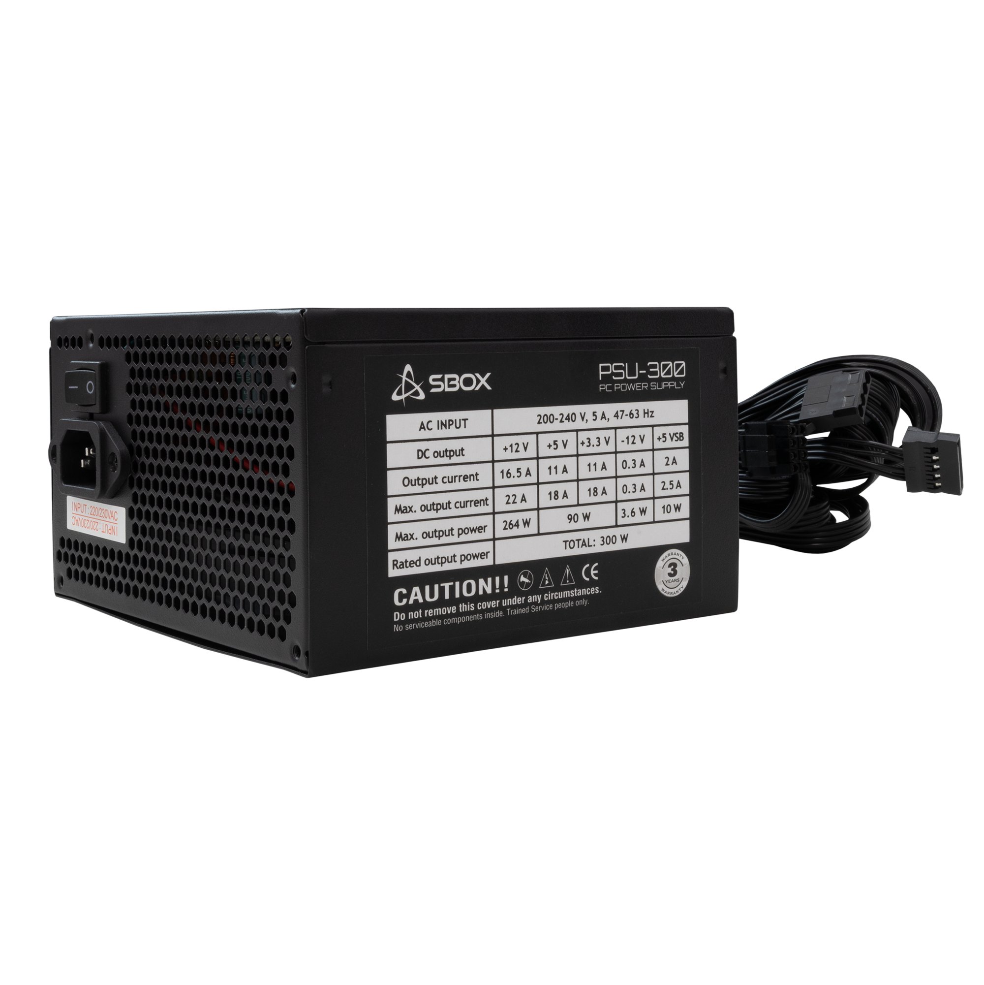 Sbox PSU-300 / ATX-300W
