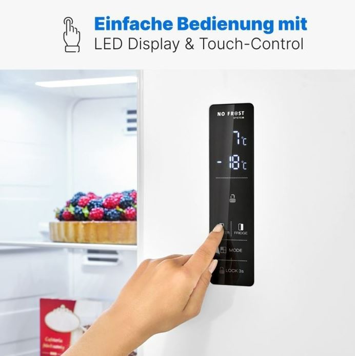 Side-by-side külmik Bomann SBS7344W, valge - Image 4