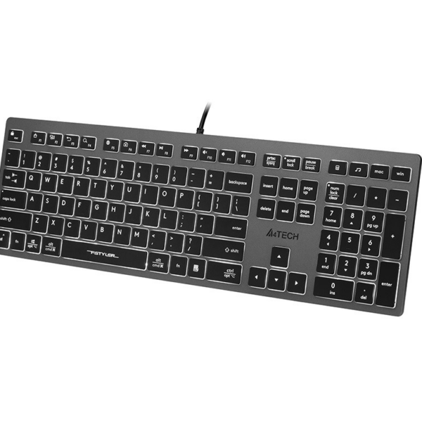 A4Tech 47125 FSTYLER FX60H Grey White Backlit