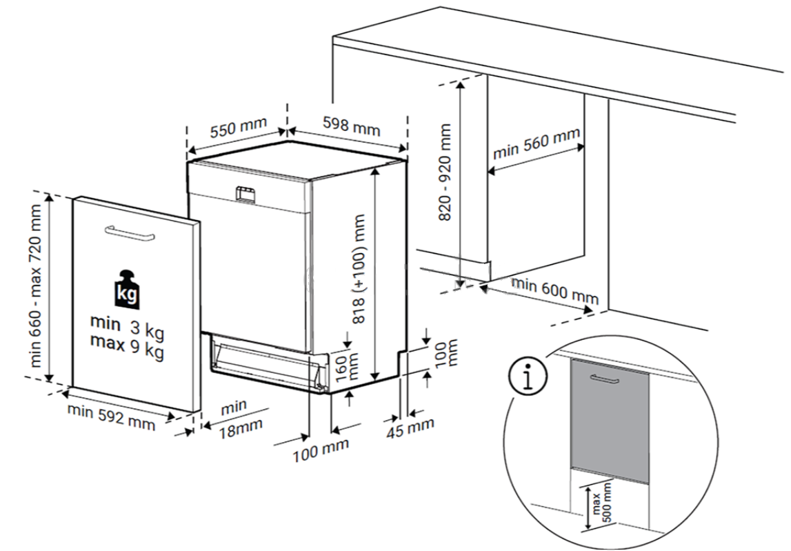Integreeritav nõudepesumasin Beko BDIN25321 - Image 5