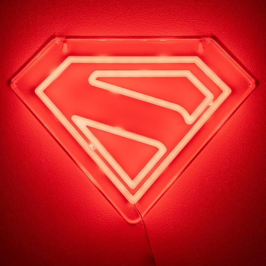 Paladone Superman Wall Mountable LED Neon Light