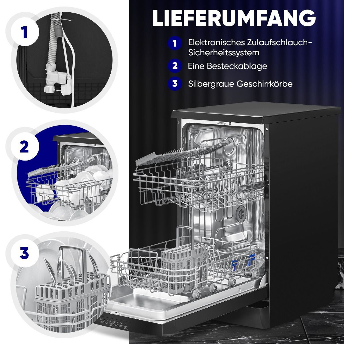 Nõudepesumasin Bomann GSP7418B - Image 4