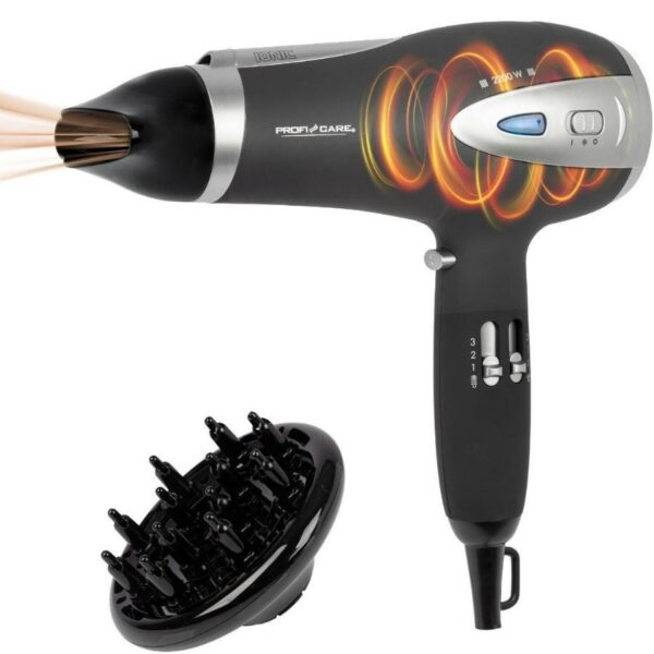 Föön ProfiCare PCHTD3113, must