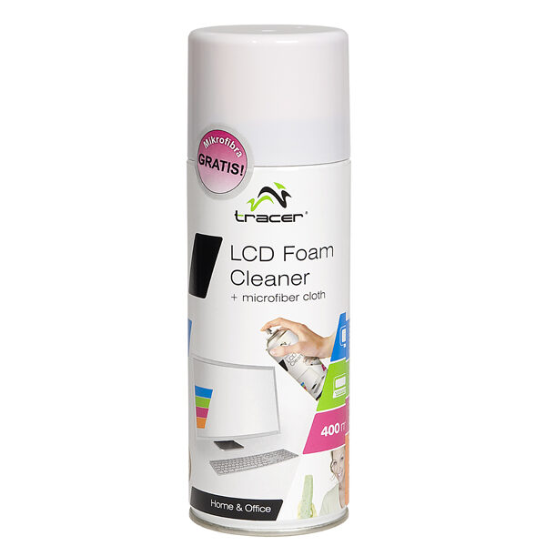 Tracer 42106 LCD Foam Cleaner + Microfiber Cloth 400ml