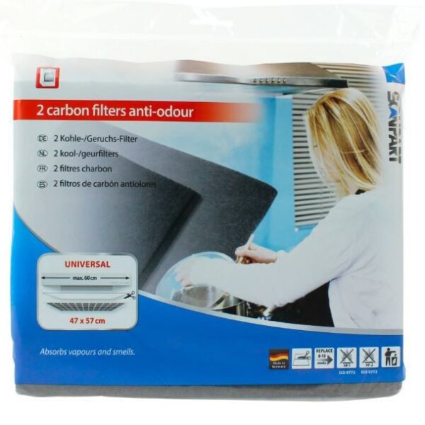 Õhupuhastaja universaalsed söefiltermatid 2tk Scanpart 1530050001