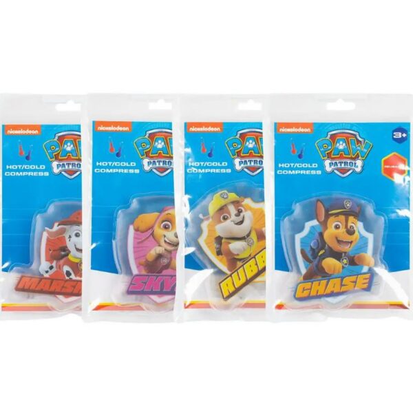 Paw Patrol Hot/Cold Gel Compresse Set Different Colors 4 pcs